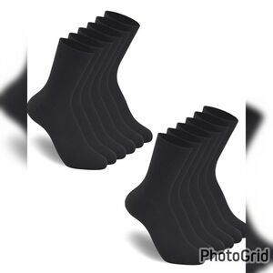 HAVE A TREE 5 Pack Womens Crew Lightweight Thin Casual Calf Socks Size 6-11